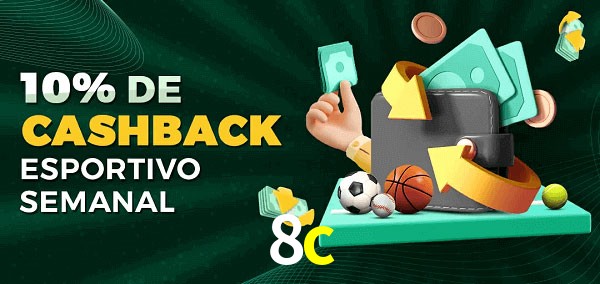 10% de bônus de cashback na 8c